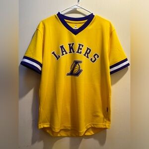 Los Angeles Lakers Lebron James Gold #23 T-shirt Jersey